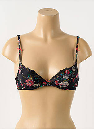 Soutien-gorge effet matière satinée haut soutien-gorge moulé noir MARIE JO femme