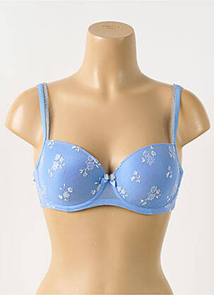 Soutien-gorge broderie haut soutien-gorge moulé bleu MARIE JO femme