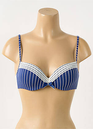 Soutien-gorge légère et transparente haut soutien-gorge moulé bleu MARIE JO femme