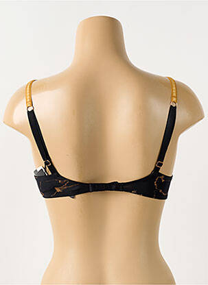 Soutien-gorge effet matière satinée haut soutien-gorge moulé noir MARIE JO femme