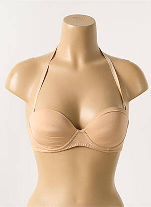 Soutien-gorge effet matière satinée haut soutien gorge push up air chair HUIT femme