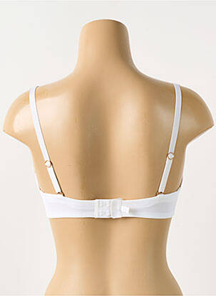 Soutien-gorge effet matière satinée haut soutien gorge push up air blanc HUIT femme