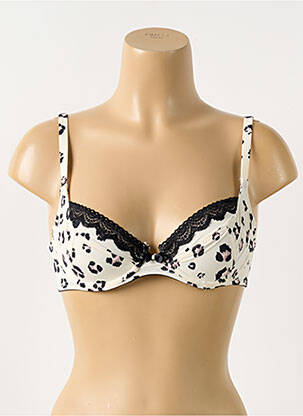 Soutien-gorge effet matière satinée haut soutien-gorge emboitant beige VANITY FAIR femme