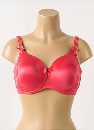 Soutien-gorge effet matière satinée haut soutien-gorge moulé rose PRIMADONNA femme