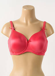 Soutien-gorge effet matière satinée haut soutien-gorge moulé rose PRIMADONNA femme