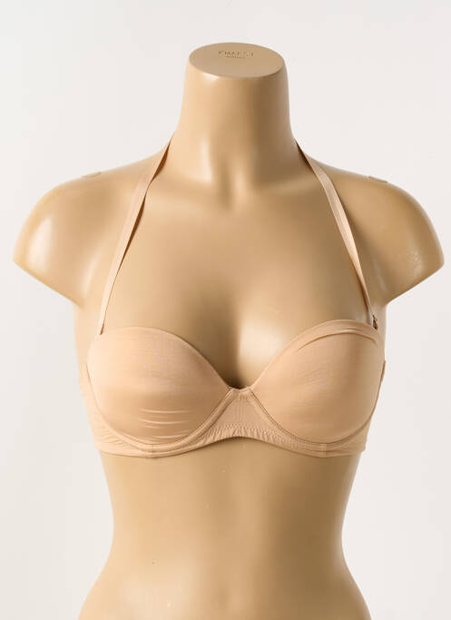 Soutien-gorge effet matière satinée haut soutien gorge push up air chair HUIT femme