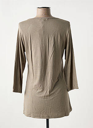T-shirt manches 3/4 manches 3/4 gris GEORGES FRANCK femme