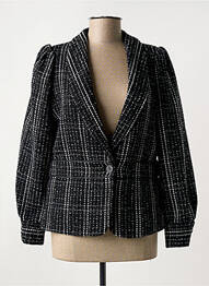 Blazer col châle noir ELORA femme