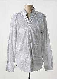 Chemise manches longues imprimé fantaisie noir ELORA homme
