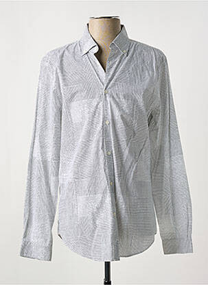 Chemise manches longues noir ELORA pour homme