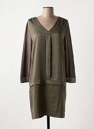 Robe courte vert ELORA pour femme