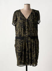 Robe courte vert ELORA pour femme seconde vue