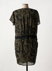 Robe courte vert ELORA pour femme seconde vue