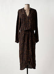 Robe longue marron ELORA pour femme seconde vue