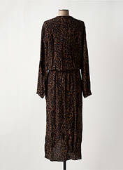 Robe longue marron ELORA pour femme seconde vue