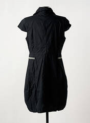 Robe mi-longue noir ELORA pour femme seconde vue