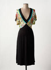 Robe mi-longue noir GEORGES FRANCK pour femme seconde vue