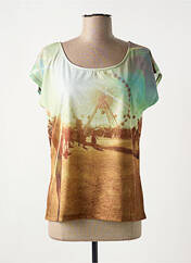 T-shirt vert ELORA pour femme seconde vue