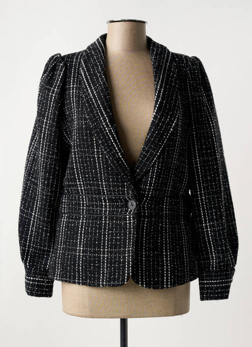 Blazer col châle noir ELORA femme
