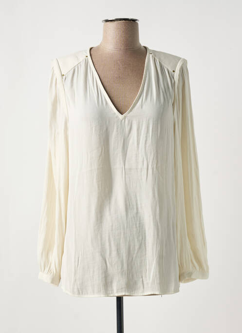 Blouse beige ELORA pour femme