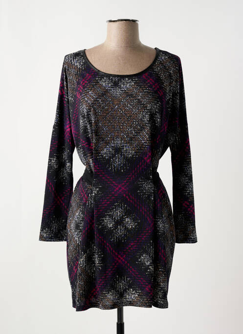 Robe courte violet ELORA femme