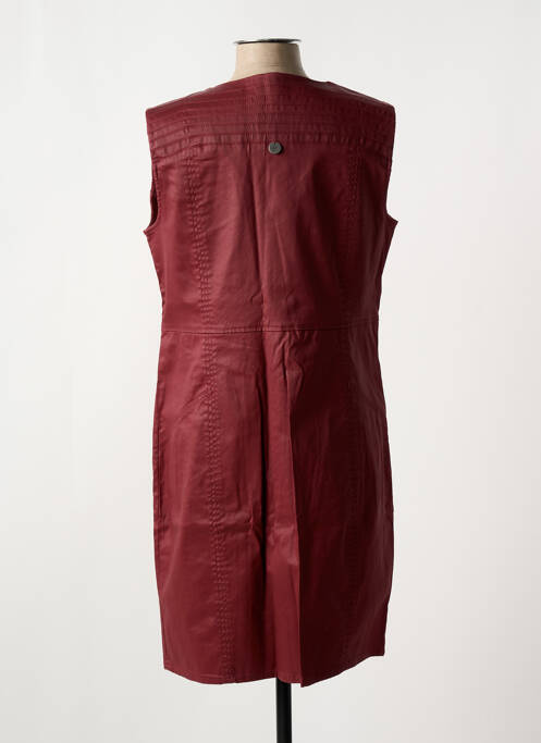 Robe mi-longue rouge ELORA pour femme