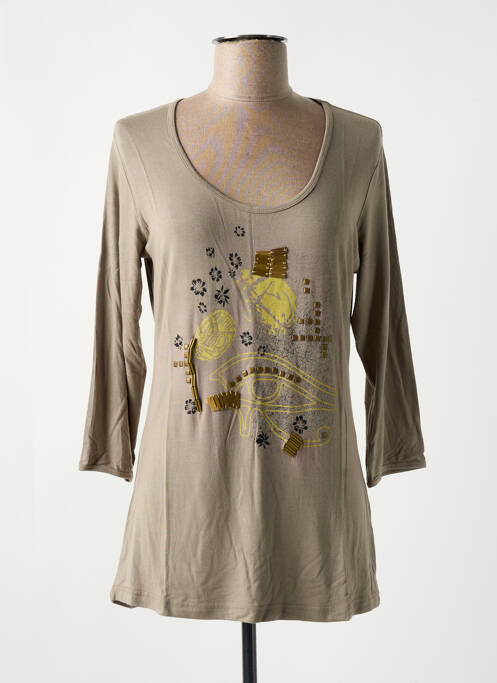 T-shirt gris GEORGES FRANCK pour femme