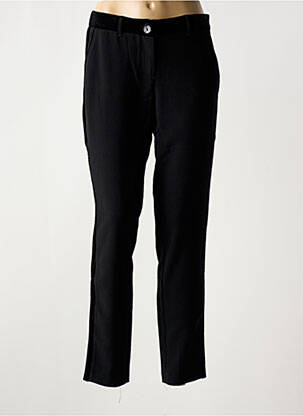 Pantalon slim taille normale taille normale noir ELORA femme