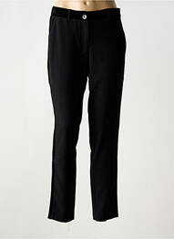 Pantalon slim taille normale taille normale noir ELORA femme