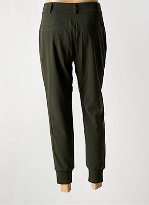 Pantalon slim stretch taille normale vert ELORA femme
