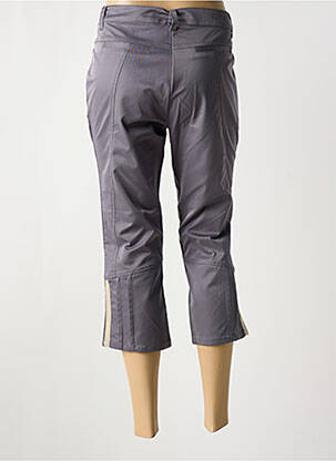 Pantacourt tissage popeline taille normale gris GEORGES FRANCK femme
