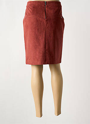 Jupe courte poches rouge ELORA femme