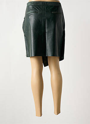 Jupe courte coupe droite vert ELORA femme