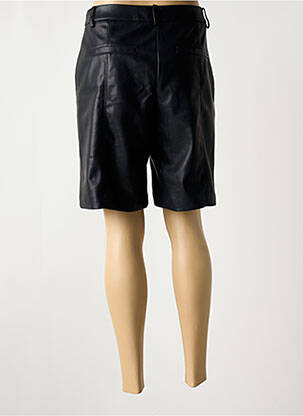 Bermuda coupe droite taille normale noir ELORA femme