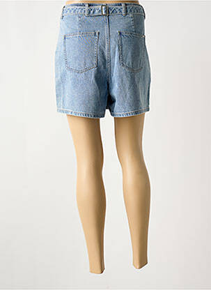 Short tissage denim taille normale bleu ELORA femme