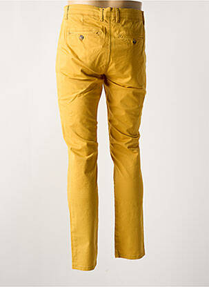 Pantalon chino stretch taille normale jaune ELORA homme