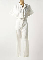 Combi-pantalon blanc ELORA pour femme seconde vue