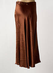 Jupe longue marron ELORA pour femme seconde vue