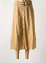 Jupe longue marron ELORA pour femme seconde vue