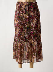 Jupe longue rouge ELORA pour femme seconde vue