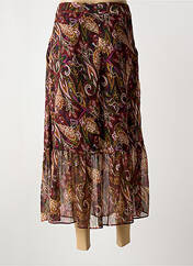 Jupe longue rouge ELORA pour femme seconde vue