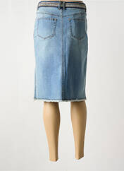 Jupe mi-longue bleu ELORA pour femme seconde vue