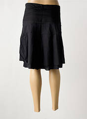 Jupe mi-longue noir ELORA pour femme seconde vue