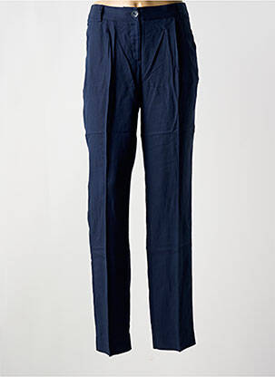 Pantalon droit bleu ELORA pour femme