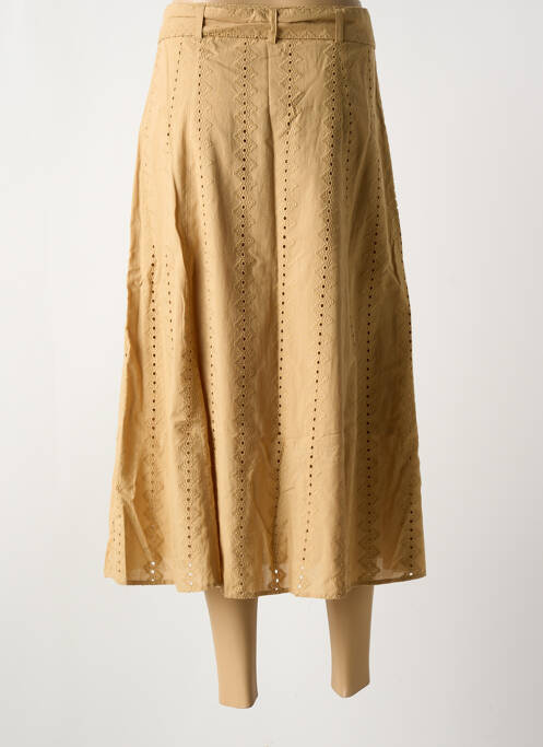 Jupe longue marron ELORA femme