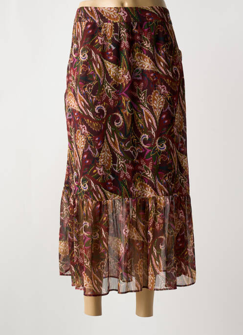 Jupe longue rouge ELORA pour femme