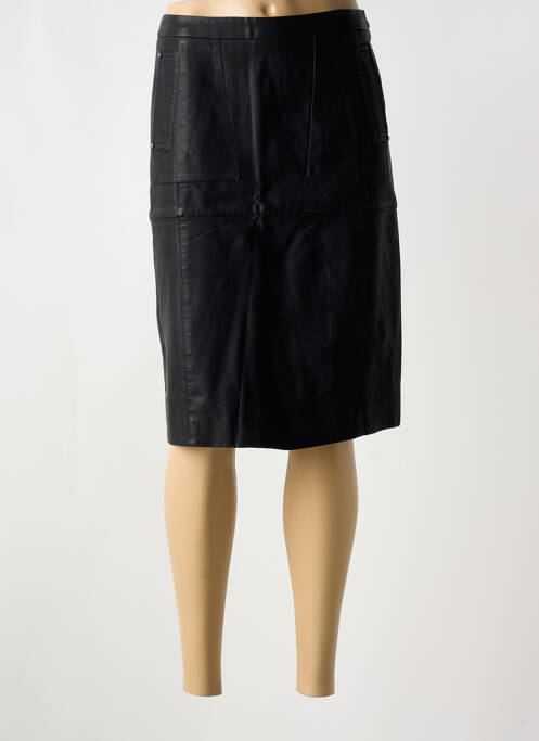 Jupe mi-longue noir ELORA pour femme