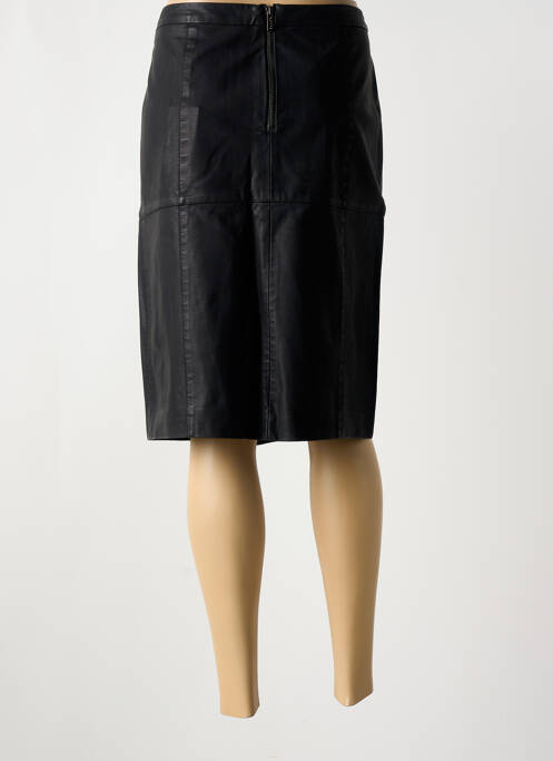 Jupe mi-longue noir ELORA pour femme