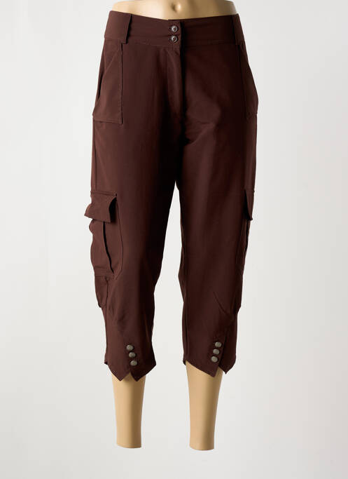 Pantacourt marron GEORGES FRANCK pour femme