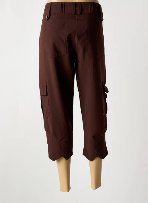 Pantacourt marron GEORGES FRANCK pour femme